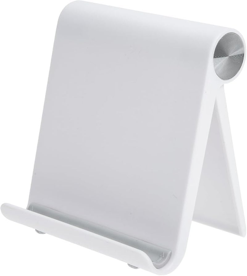 Foldable Desktop Phone Stand Adjustable Tablet Holder Compact Travel Home Use White - Image 1